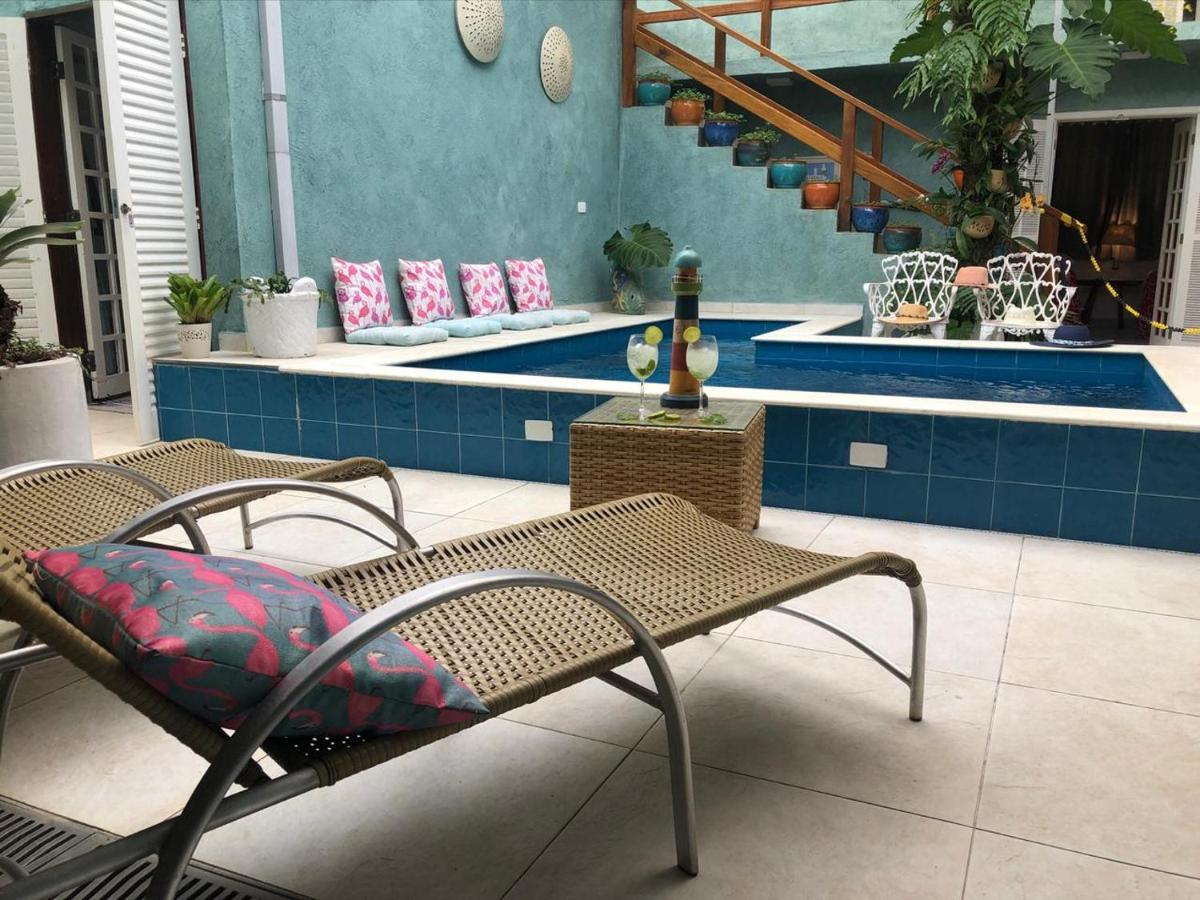 To Na Praia Juquehy Pousada Juquei Bagian luar foto